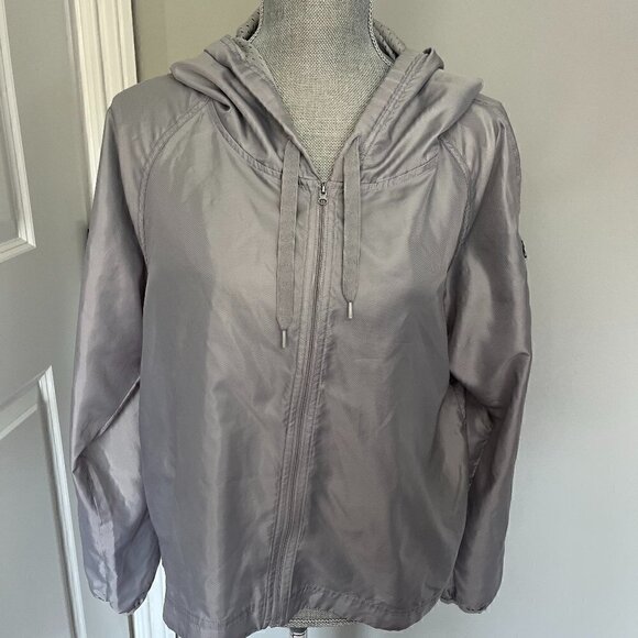 Champion Jackets & Blazers - Women's Champion Light Weight Gray Running Jacket Size M EUC